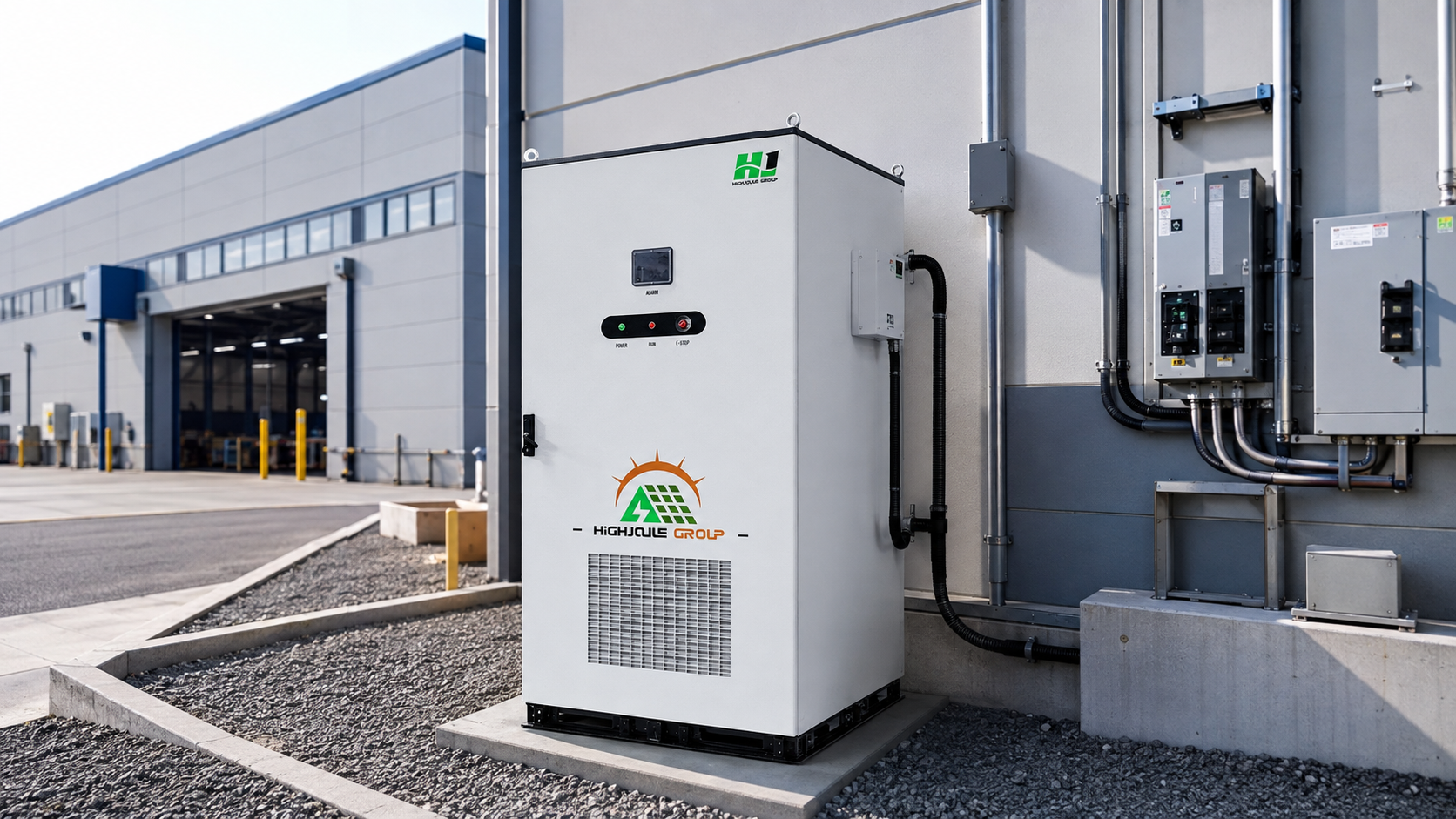 Top-and-bottom energy storage cabinet installed outdoors